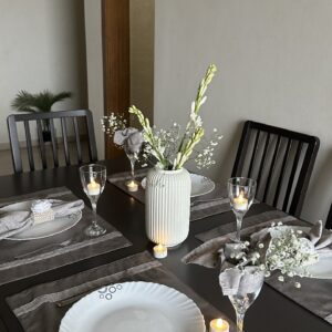 Table Mat With Napkin - Lace / TMTN3